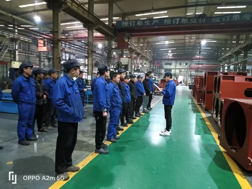Активно проводить профессиональное обучение, укреплять барьер качества продукции – механический ц...